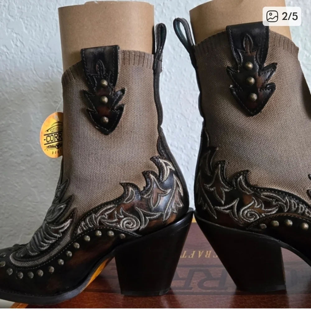 Corral Brown Western Boots – New Size 5 - Picture 6 of 6